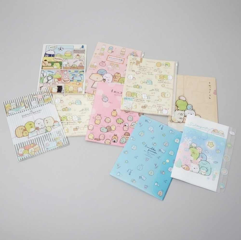 Sumikko Gurashi Folders Bundle Tonkatsu Shirokuma We Love
